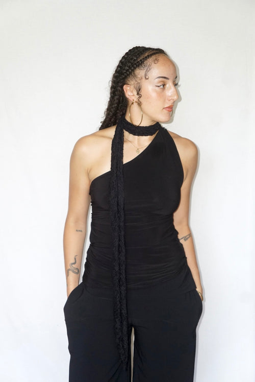 Lace Scarf Top