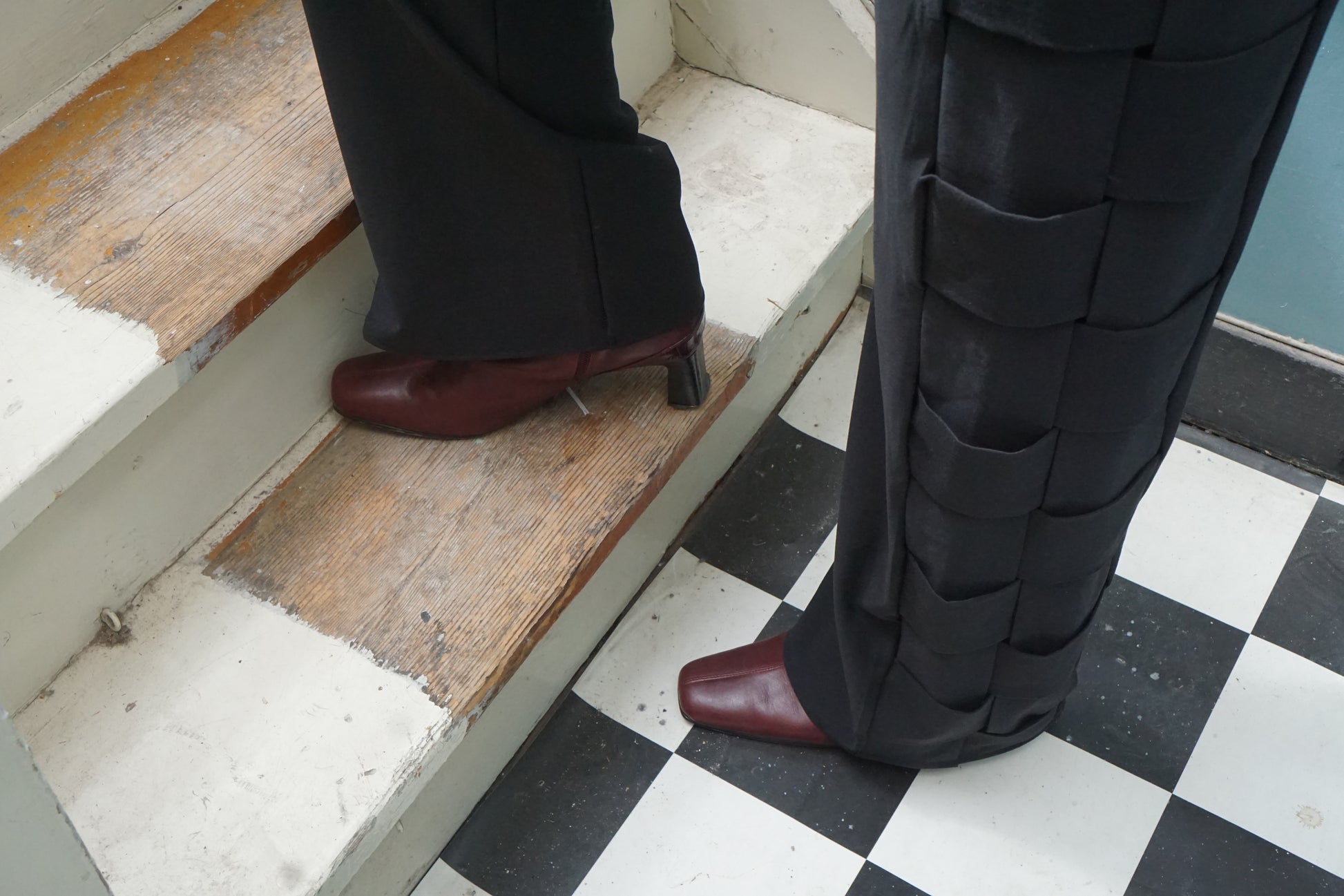Weaved Suit Pants
